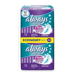 תחבושות אולוייז סגול כפול (1/6)long plus (מס 2)