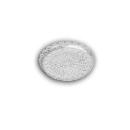 מגש פלסטיק עגול שקוף 27 ס"מ הנמל(1/30)