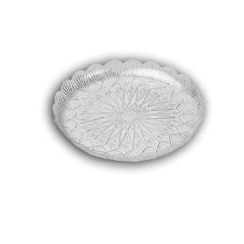 מגש פלסטיק עגול שקוף 33 ס"מ הנמל (1/30)