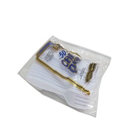 מזלגות שיק 50 יח' לבן (1/20)