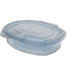 אריזה אובלית לסלט 1000 סמ"ק בר 50 (1/240)PET