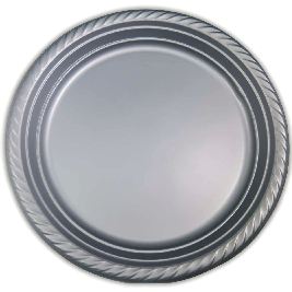 צלחת ענק כסף 20 יח' (1/26)