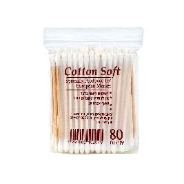 קיסמי אוזניים עץ 80 יח'