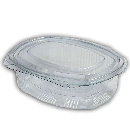 אריזה אובלית לסלט 1400 סמ"ק בר 65 (1/240)PET