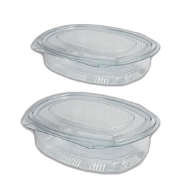 אריזה אובלית לסלט PET