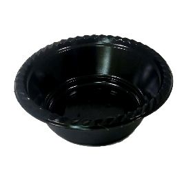 צלחת מרק שחור 20 יח' (1/50)