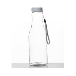 בקבוק פלסטי שקוף ק 7.5 ג 23 ס"מ 17183דקל (1/72)