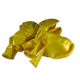 בלון מטאלי צהוב 10 יחי' שמחה