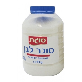 סוכר לבן בקופסה 1 ק"ג