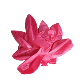 בלון מטאלי ורוד 10 יחי' שמחה