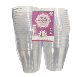 גביעי סלט פירות+מכסה /רגל 20 יחי(1/20)