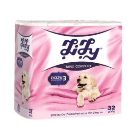 נ"ט טישו 32 גלילים לילי טריו