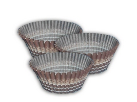 מנג'ט עיגול חום/פרחוני