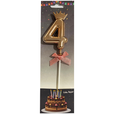 טופר לעוגה מספר 4