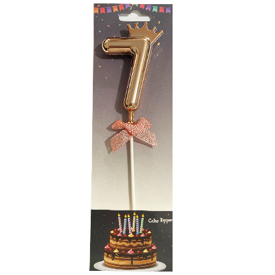 טופר לעוגה מספר 7