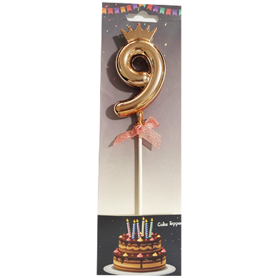 טופר לעוגה מספר תשע