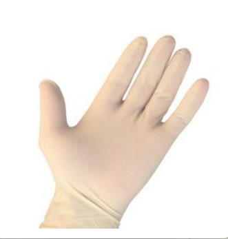 כפפות לטקס ללא אבקה