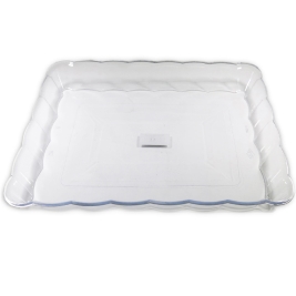 מגש קריסטל פרח שקוף (1/50)