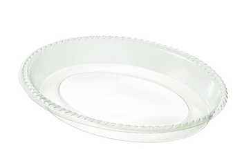 מגש אובלי עמוק שקוף