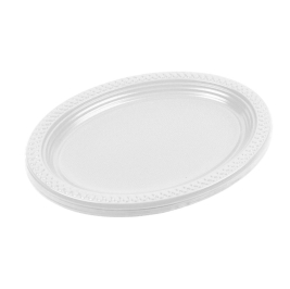 מגש אובלי שטוח שקוף 10 יח' (1/30)