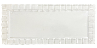 מגש גלי שקוף