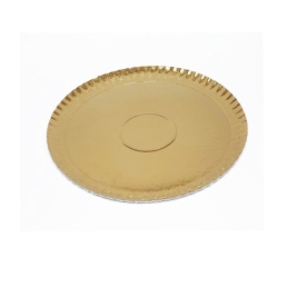 מגש עגול קרטון זהב 32 ס"מ אדריה(1/110)