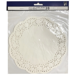 מפיות תחרה קוטר 19 ס"מ 28 יחי' תבניכל