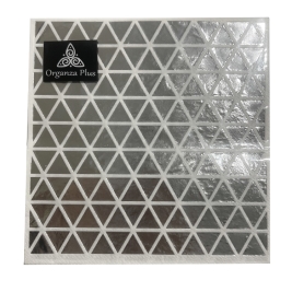 מפיות דגם משולשים כסף 20 יחי' 43571-5 אורגנזה