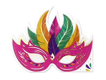 מפית צורת מסיכה