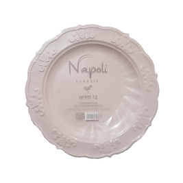 צלחת גדולה נאפולי 12 יחי' ורד (1/20)