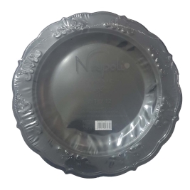 צלחת ענק נאפולי 12 יחי' שחור(1/20)