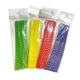 סוגרים 25 יח' מנוקד/משובץ אורגנזה (1/30)