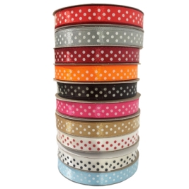 סרט סאטן מנוקד 1 ס"מ