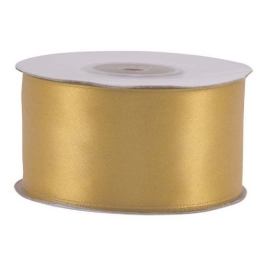 סרט סאטן זהב בהיר 3.8 ס"מ 25Y 8432 דקל
