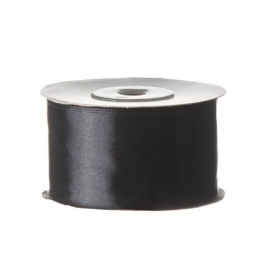 סרט סאטן שחור 3.8 ס"מ25Y 20250/20036 דקל