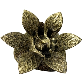 פמוט נחושת זהב בריז G-8600