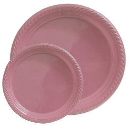 צלחות ורודות