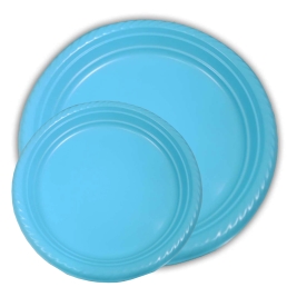 צלחות טורקיז