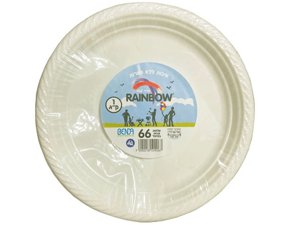 צלחות גדולות קרם