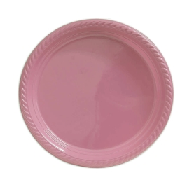 צלחת גדולה ורוד בייבי 20 יח' (1/50)