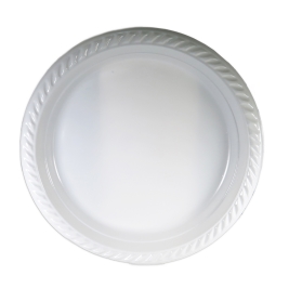 צלחת גדולה לבן 20 יח' (1/50)