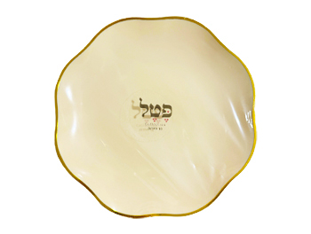 צלחת גדולה קרם