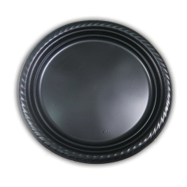 צלחת גדולה שחור 20 יח' (1/50)