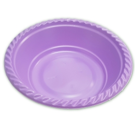 צלחת מרק סגול בהיר 25 יח' (1/80)