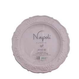 צלחת ענק נאפולי 12 יחי' ורד(1/20)