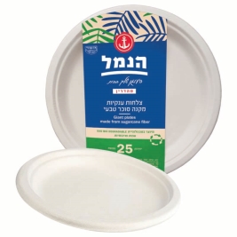 צלחות ענק קנה סוכר 25 יחי'(1/20)