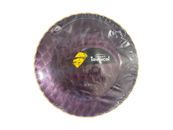 צלחת פלאש קטן סגול