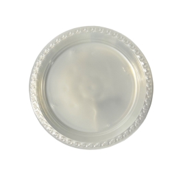 צלחת קטנה שקופה 25 יח' (1/20)