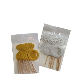 קיסם טבעת יהלום זהב וכסף