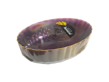 קסרול סגול פס זהב